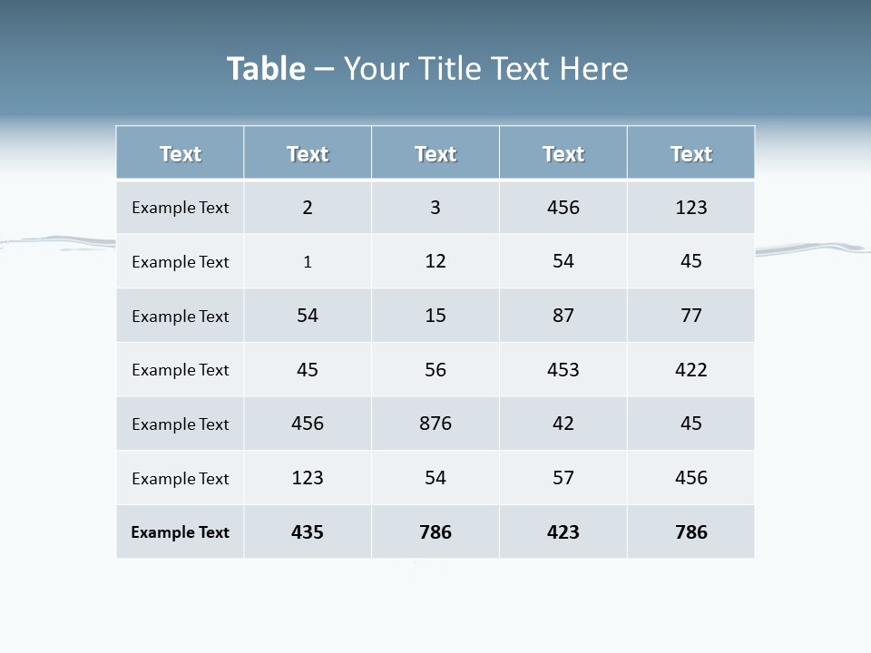 A Water Splash Powerpoint Presentation Template PowerPoint Template