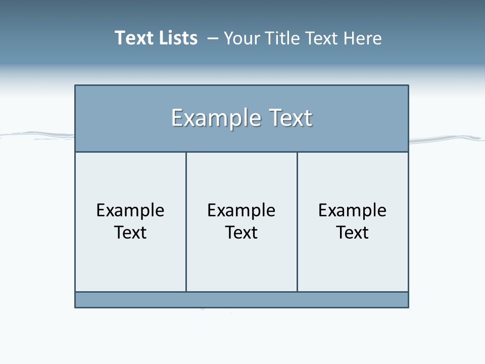 A Water Splash Powerpoint Presentation Template PowerPoint Template