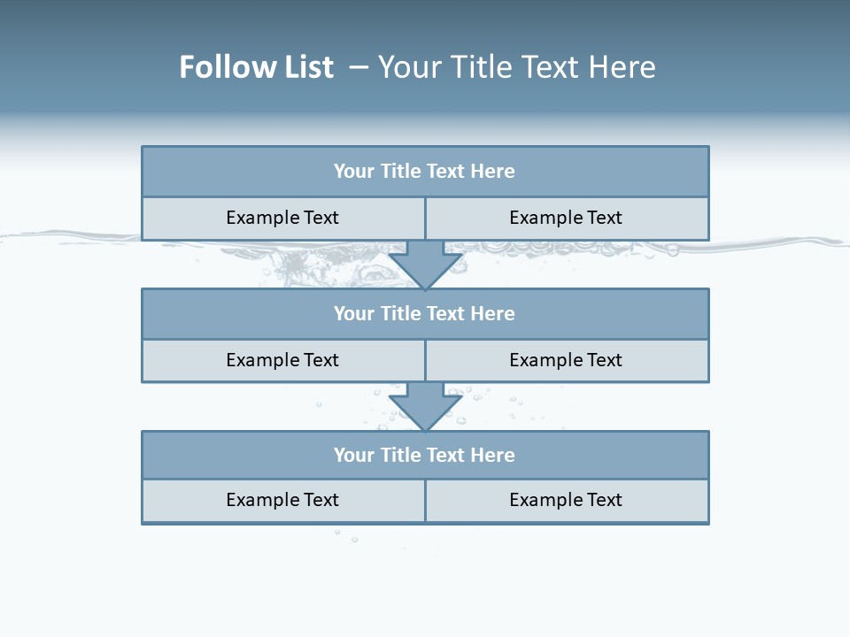 A Water Splash Powerpoint Presentation Template PowerPoint Template