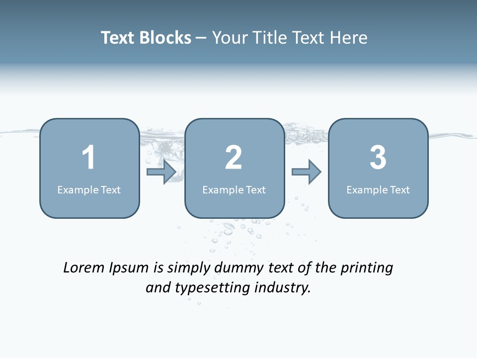 A Water Splash Powerpoint Presentation Template PowerPoint Template