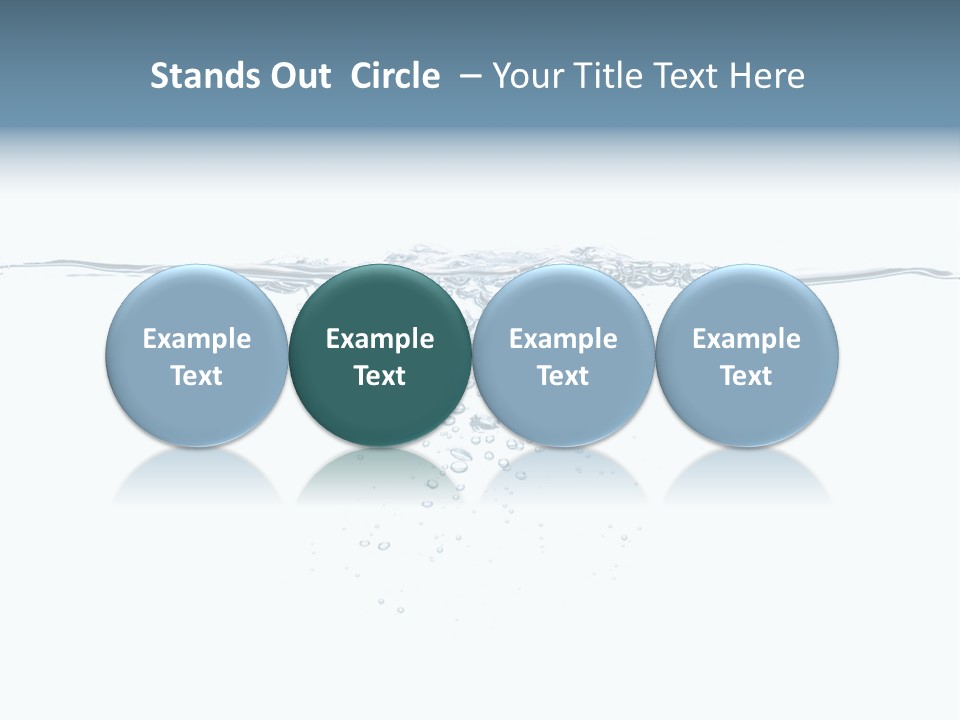 A Water Splash Powerpoint Presentation Template PowerPoint Template