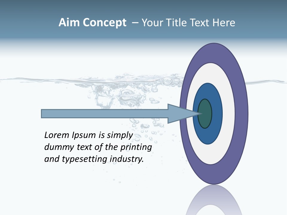 A Water Splash Powerpoint Presentation Template PowerPoint Template