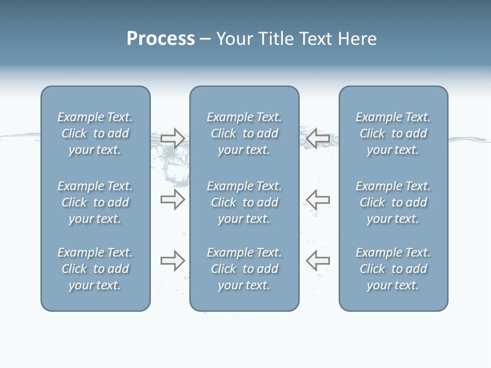 A Water Splash Powerpoint Presentation Template PowerPoint Template