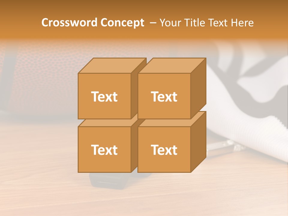 Basketball Referee Items Including A Whistle, A Jersey And A Basketball On A Gym Floor PowerPoint Template