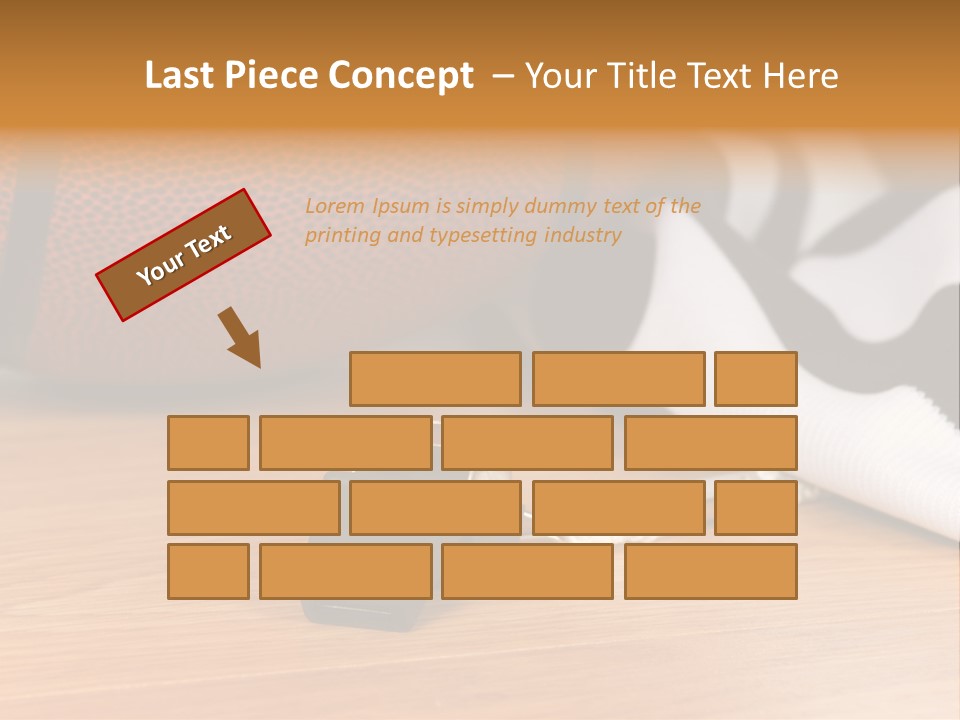 Basketball Referee Items Including A Whistle, A Jersey And A Basketball On A Gym Floor PowerPoint Template