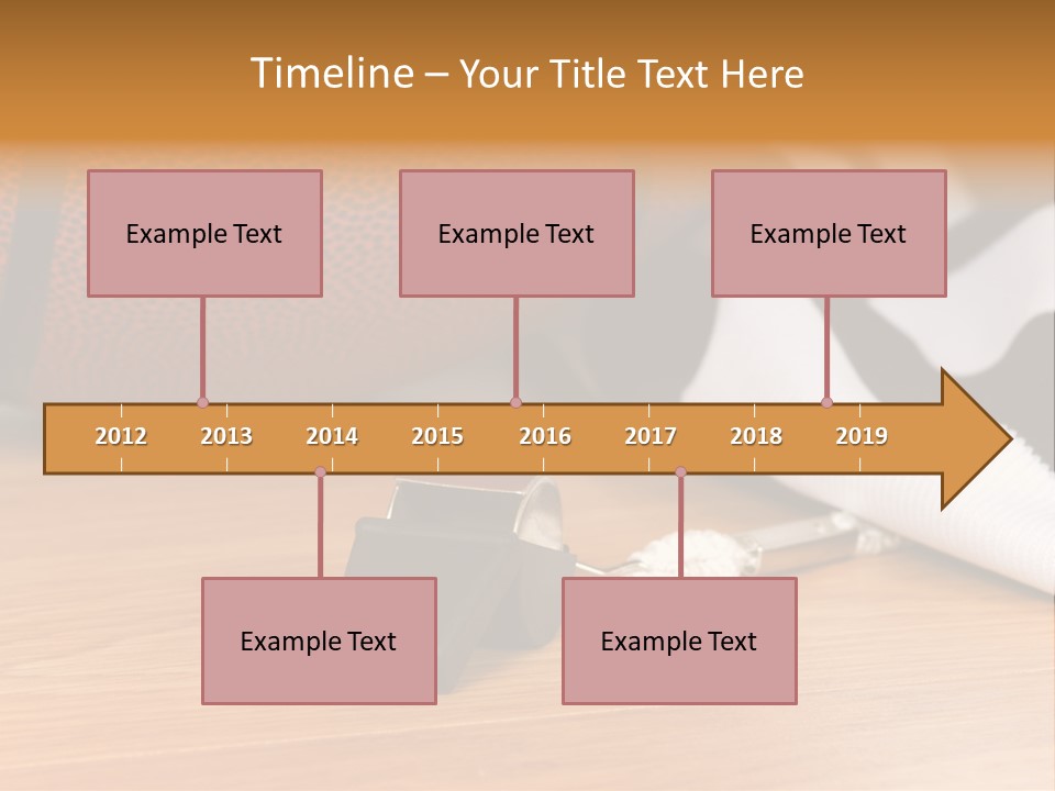 Basketball Referee Items Including A Whistle, A Jersey And A Basketball On A Gym Floor PowerPoint Template