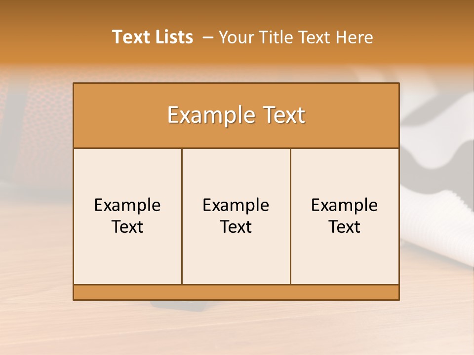 Basketball Referee Items Including A Whistle, A Jersey And A Basketball On A Gym Floor PowerPoint Template