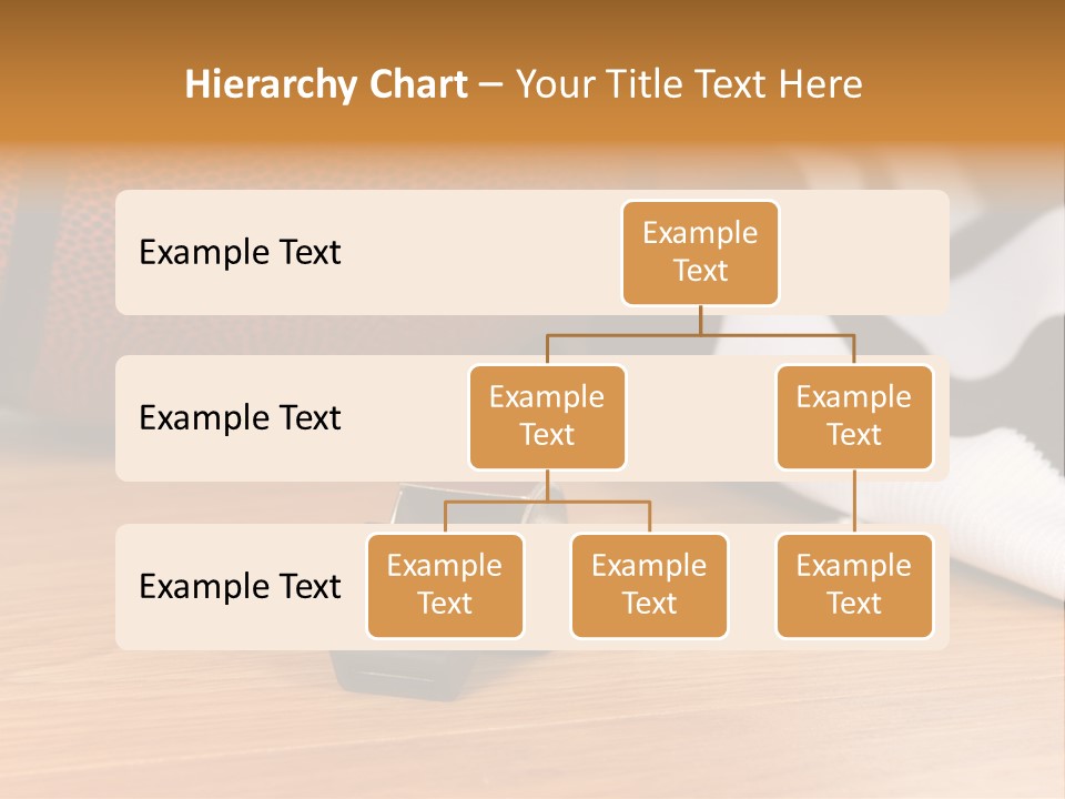 Basketball Referee Items Including A Whistle, A Jersey And A Basketball On A Gym Floor PowerPoint Template