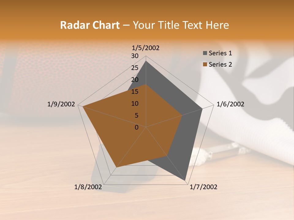 Basketball Referee Items Including A Whistle, A Jersey And A Basketball On A Gym Floor PowerPoint Template