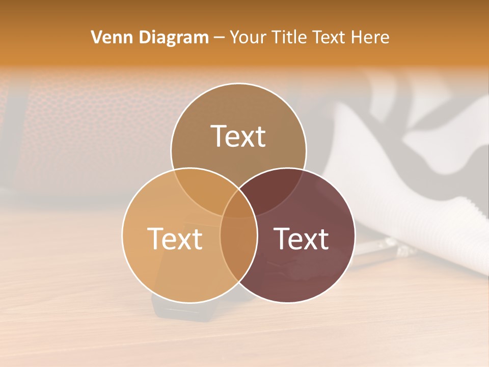 Basketball Referee Items Including A Whistle, A Jersey And A Basketball On A Gym Floor PowerPoint Template