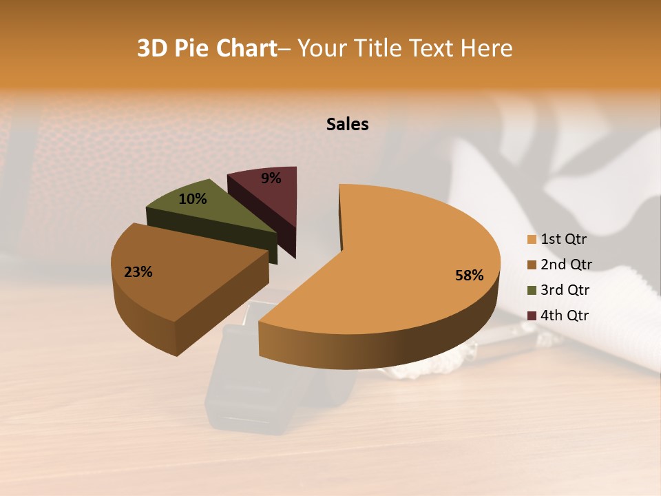 Basketball Referee Items Including A Whistle, A Jersey And A Basketball On A Gym Floor PowerPoint Template