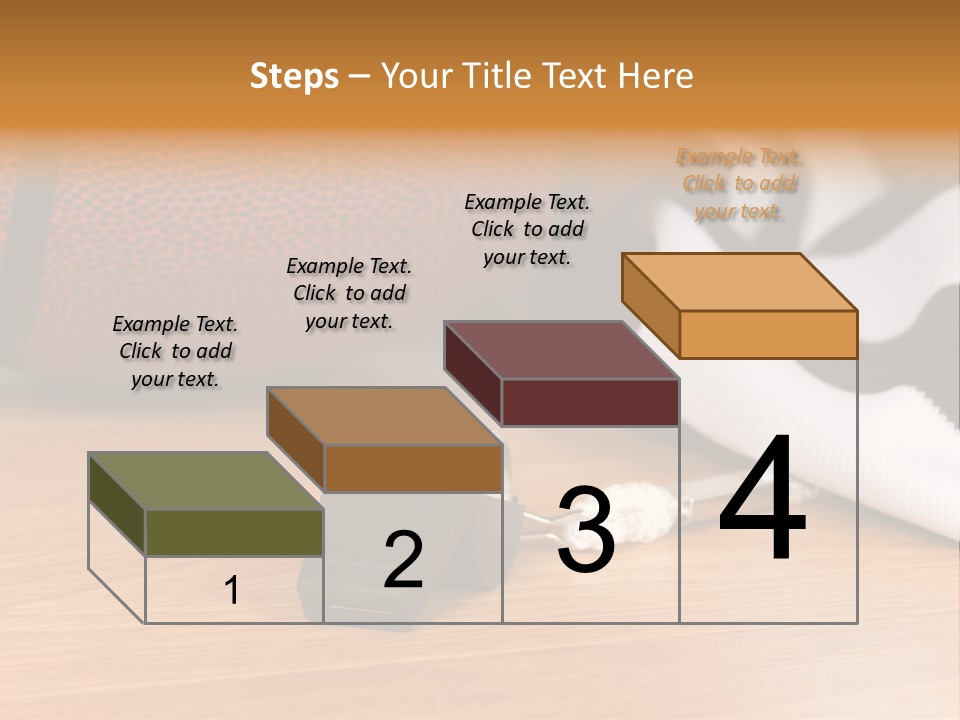 Basketball Referee Items Including A Whistle, A Jersey And A Basketball On A Gym Floor PowerPoint Template