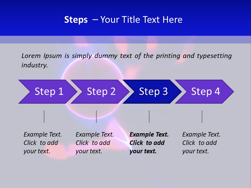Hand And Plasma Lamp. PowerPoint Template