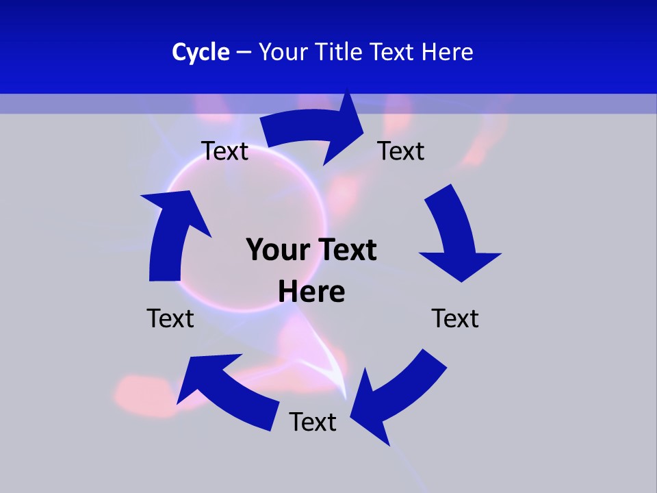 Hand And Plasma Lamp. PowerPoint Template