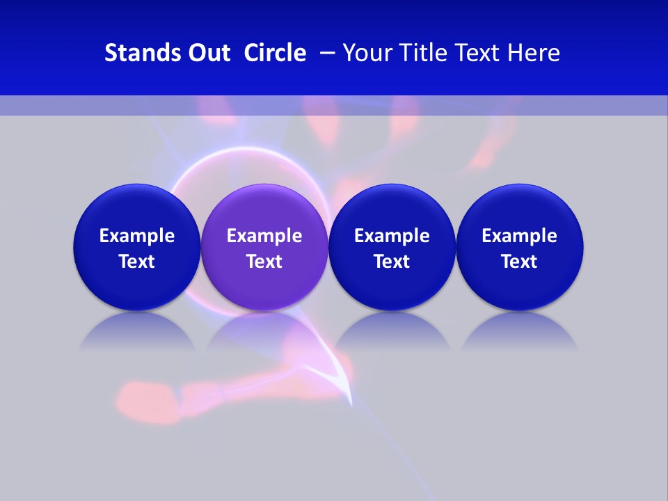 Hand And Plasma Lamp. PowerPoint Template