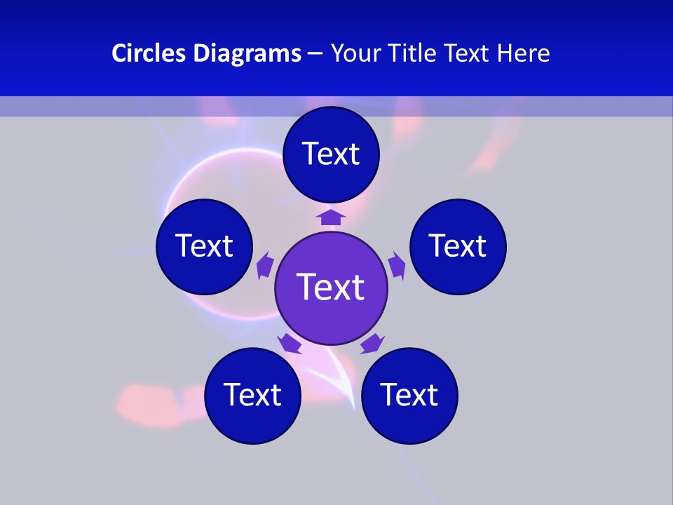 Hand And Plasma Lamp. PowerPoint Template