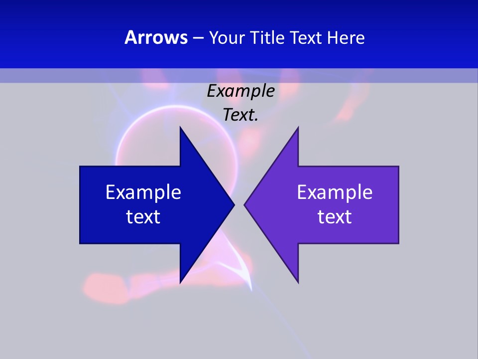 Hand And Plasma Lamp. PowerPoint Template