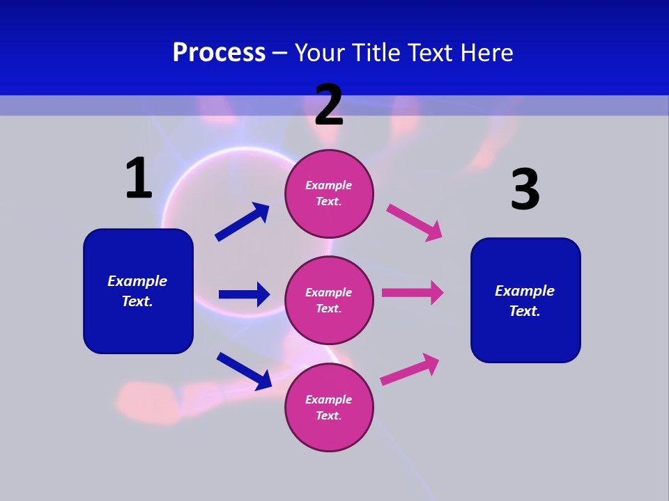 Hand And Plasma Lamp. PowerPoint Template