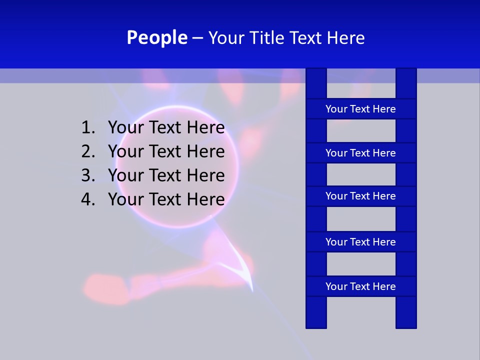 Hand And Plasma Lamp. PowerPoint Template