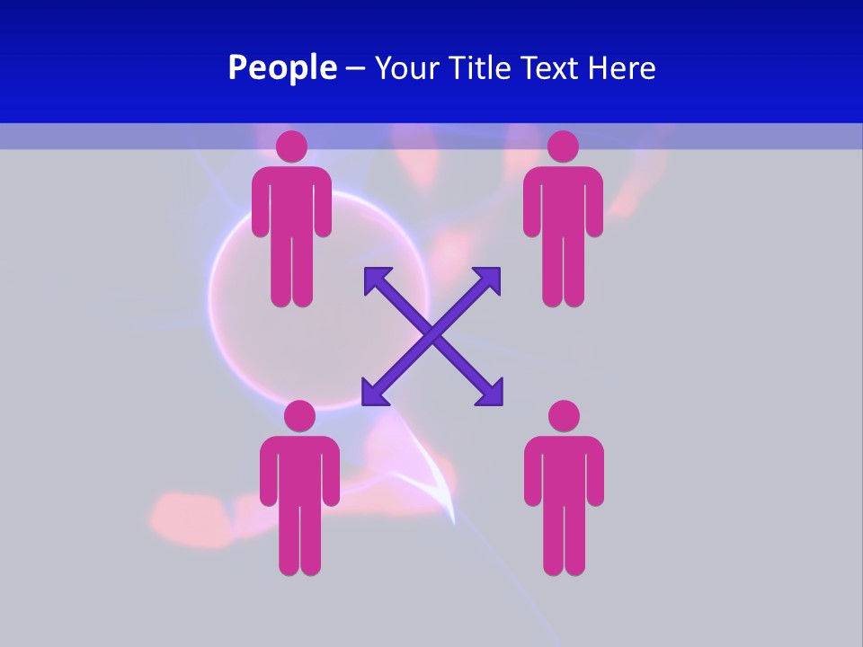 Hand And Plasma Lamp. PowerPoint Template