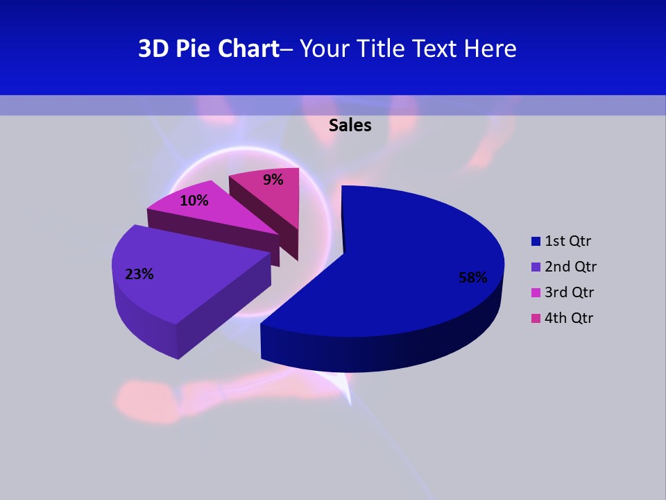 Hand And Plasma Lamp. PowerPoint Template