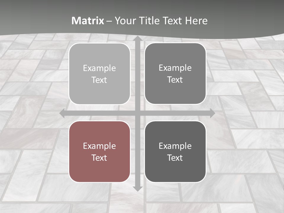 A Stone Floor With A Gray Background PowerPoint Template