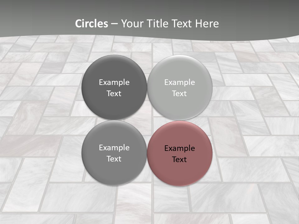 A Stone Floor With A Gray Background PowerPoint Template