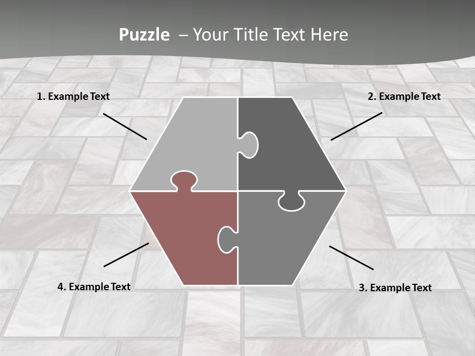 A Stone Floor With A Gray Background PowerPoint Template