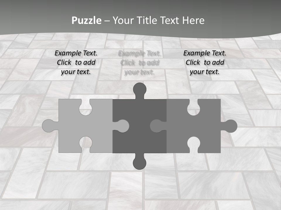 A Stone Floor With A Gray Background PowerPoint Template