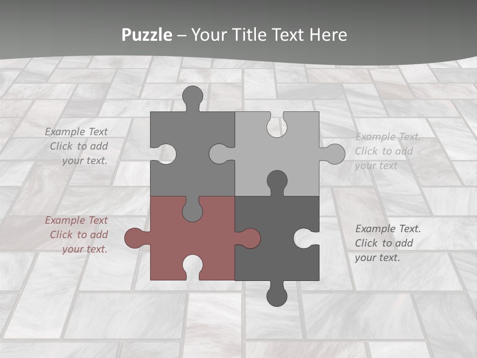 A Stone Floor With A Gray Background PowerPoint Template
