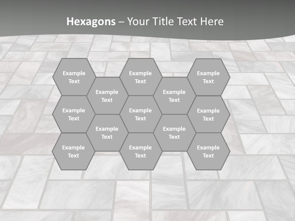 A Stone Floor With A Gray Background PowerPoint Template