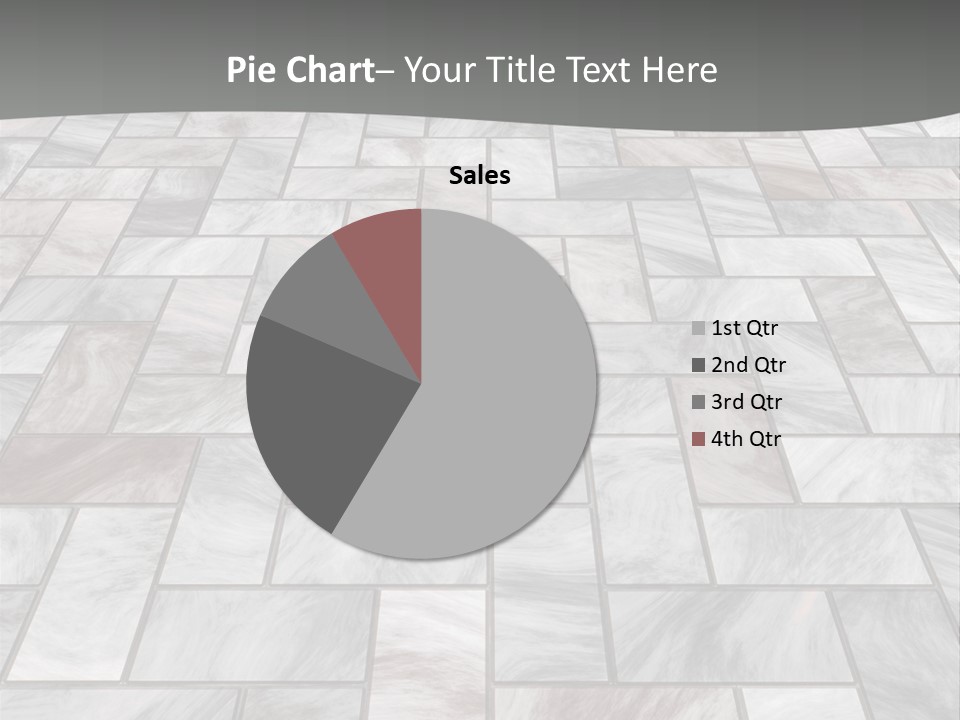 A Stone Floor With A Gray Background PowerPoint Template