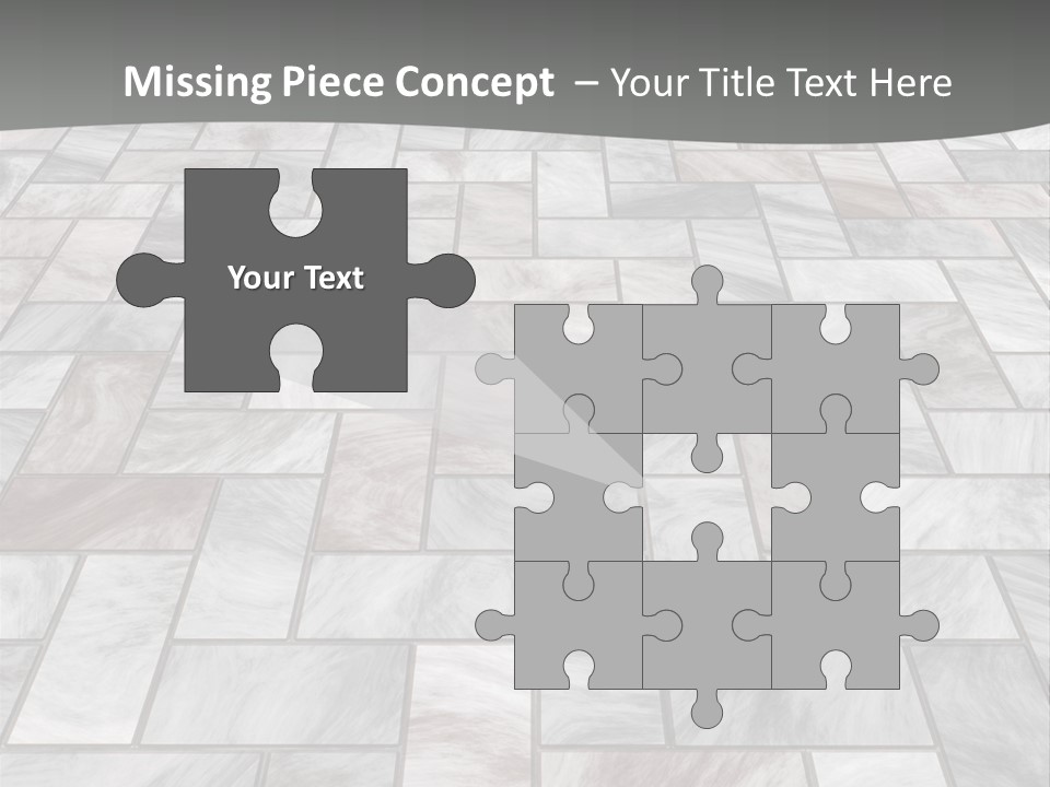 A Stone Floor With A Gray Background PowerPoint Template
