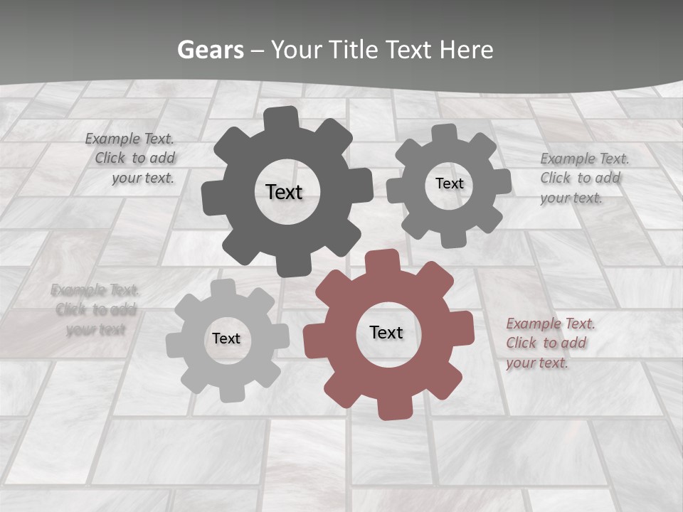 A Stone Floor With A Gray Background PowerPoint Template
