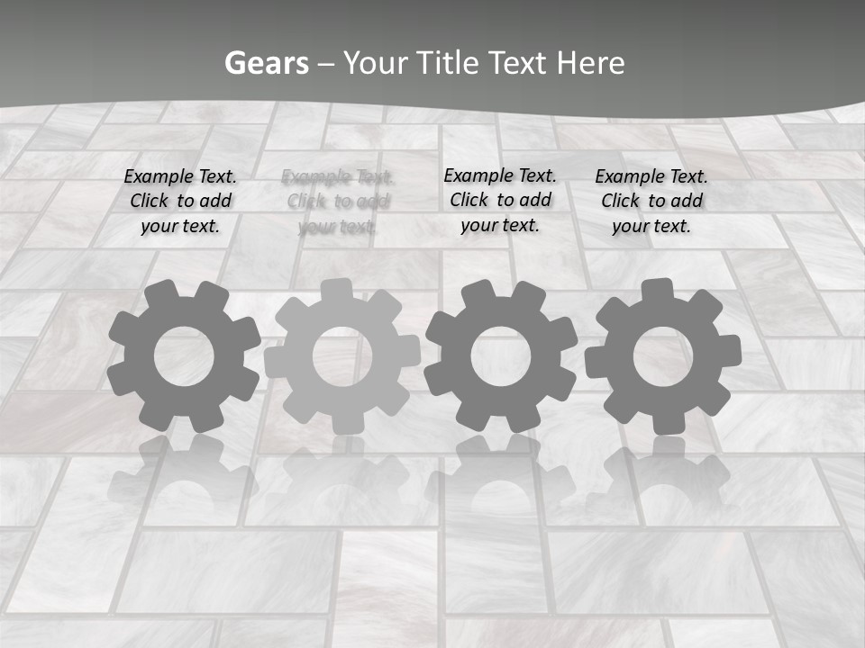 A Stone Floor With A Gray Background PowerPoint Template