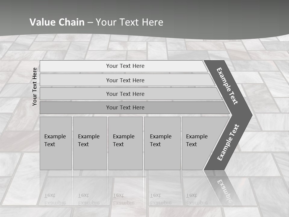 A Stone Floor With A Gray Background PowerPoint Template