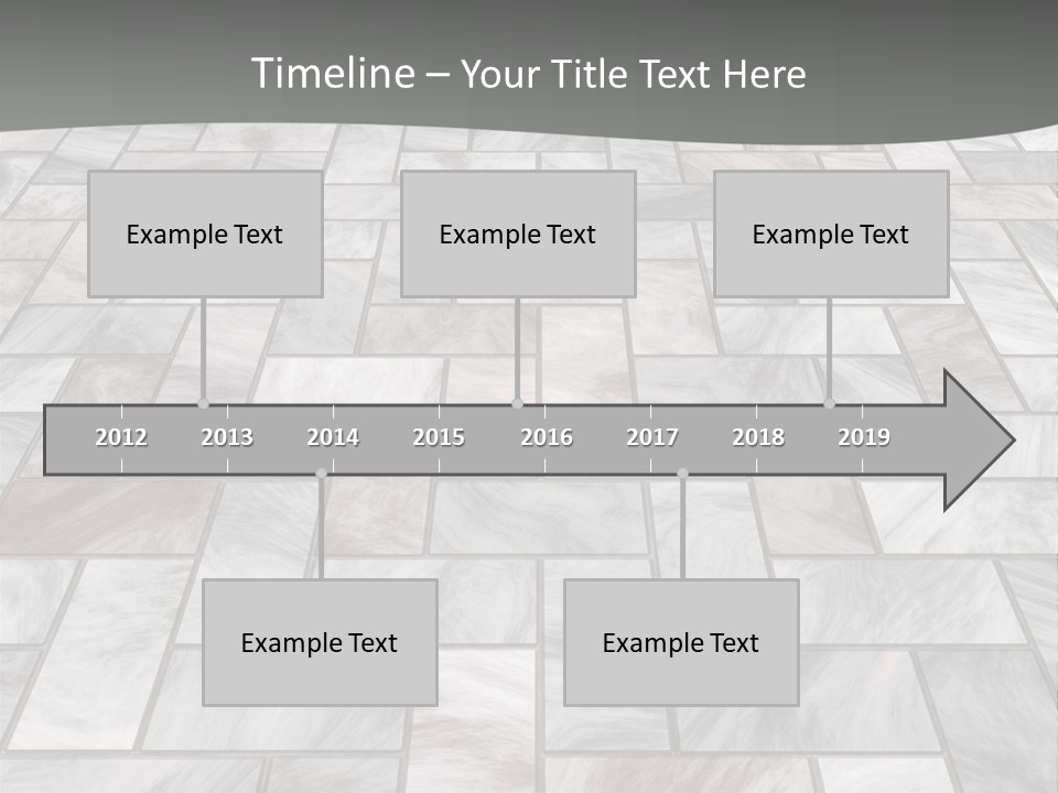 A Stone Floor With A Gray Background PowerPoint Template