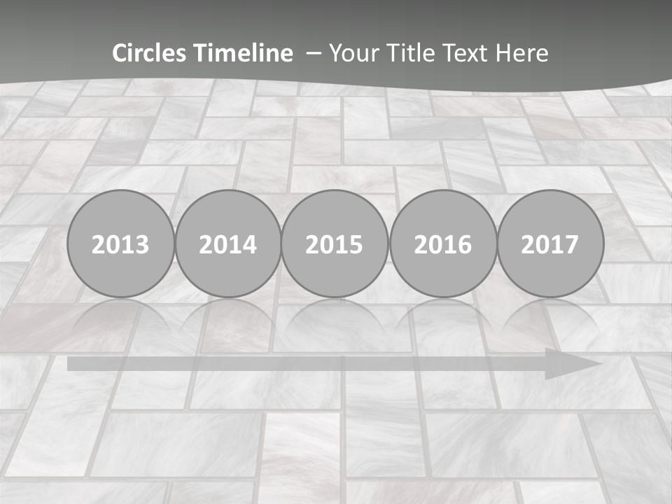 A Stone Floor With A Gray Background PowerPoint Template