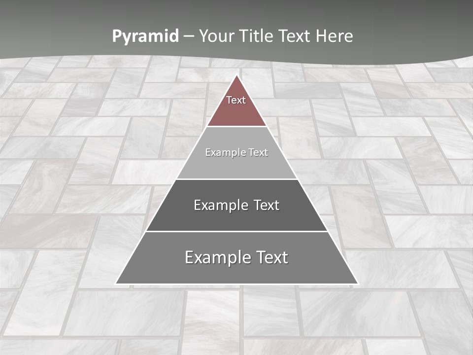 A Stone Floor With A Gray Background PowerPoint Template