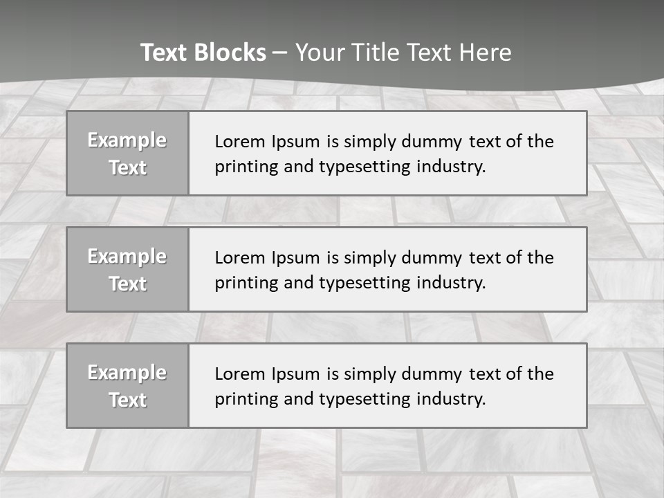 A Stone Floor With A Gray Background PowerPoint Template