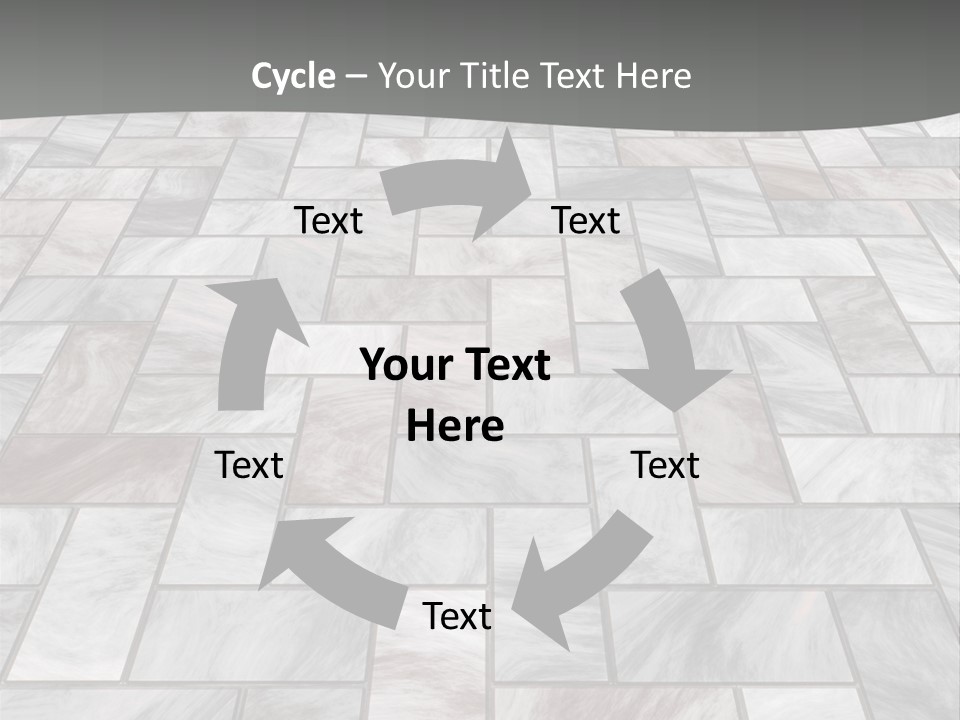 A Stone Floor With A Gray Background PowerPoint Template