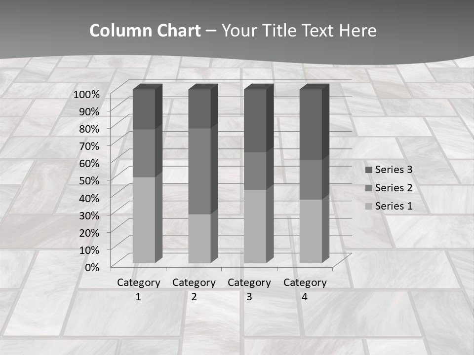 A Stone Floor With A Gray Background PowerPoint Template