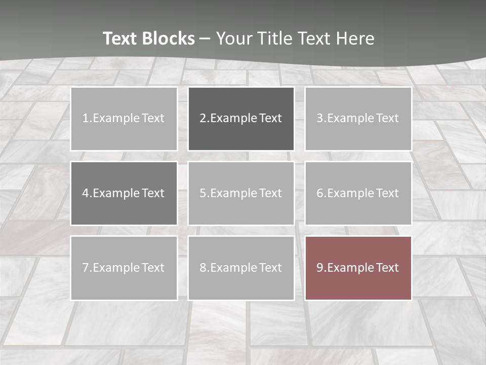 A Stone Floor With A Gray Background PowerPoint Template