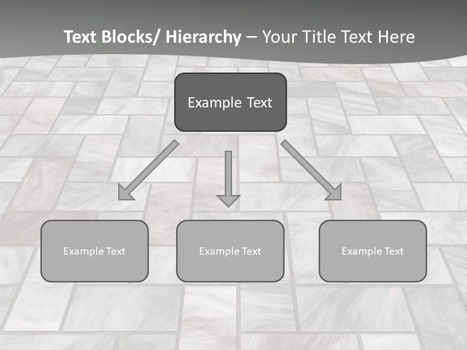 A Stone Floor With A Gray Background PowerPoint Template