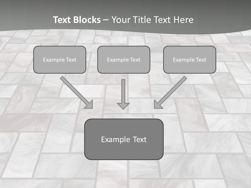A Stone Floor With A Gray Background PowerPoint Template