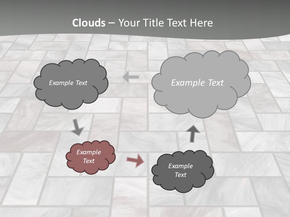 A Stone Floor With A Gray Background PowerPoint Template