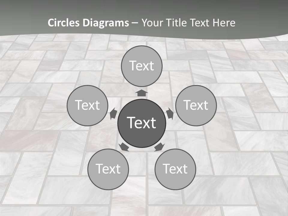 A Stone Floor With A Gray Background PowerPoint Template