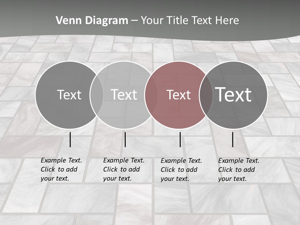 A Stone Floor With A Gray Background PowerPoint Template