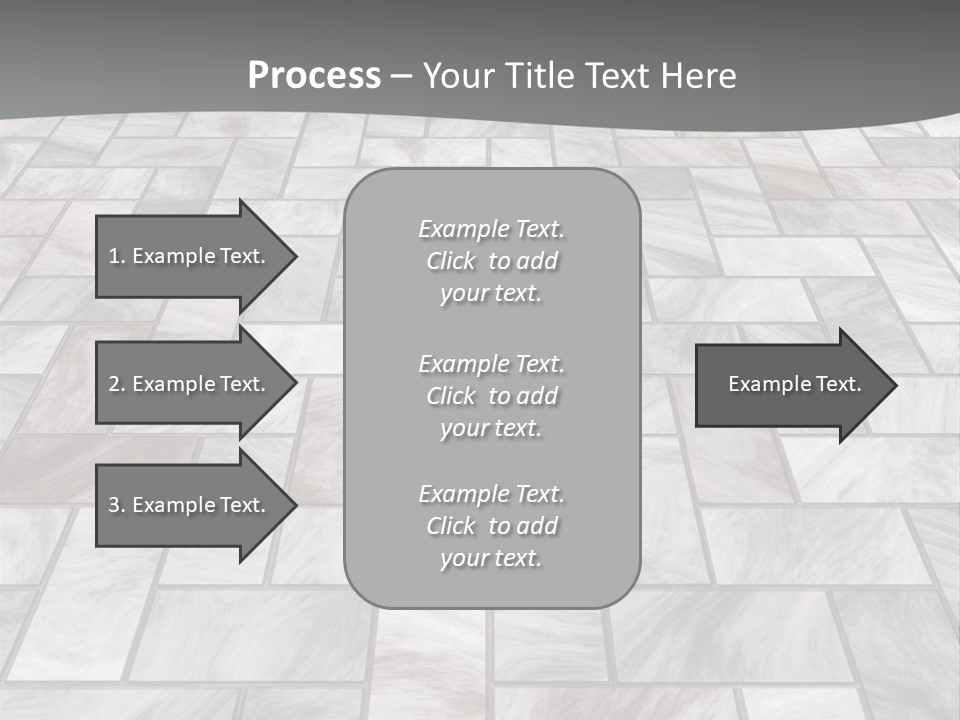 A Stone Floor With A Gray Background PowerPoint Template