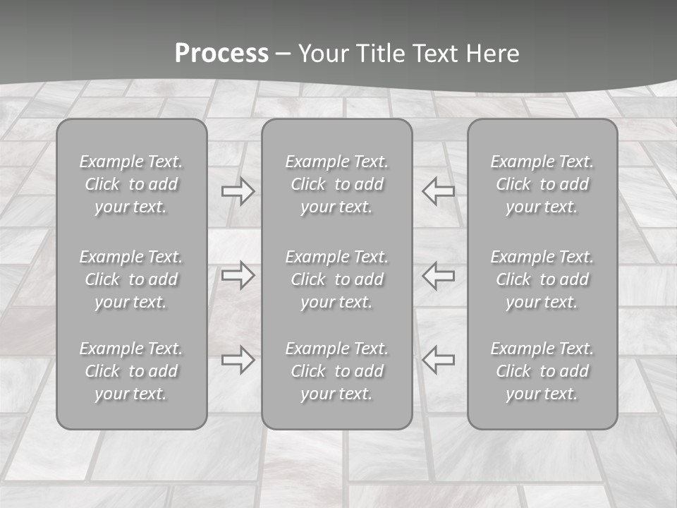 A Stone Floor With A Gray Background PowerPoint Template